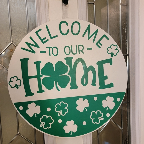 Hand Crafted Other - St Patrick's Day Door Hanger